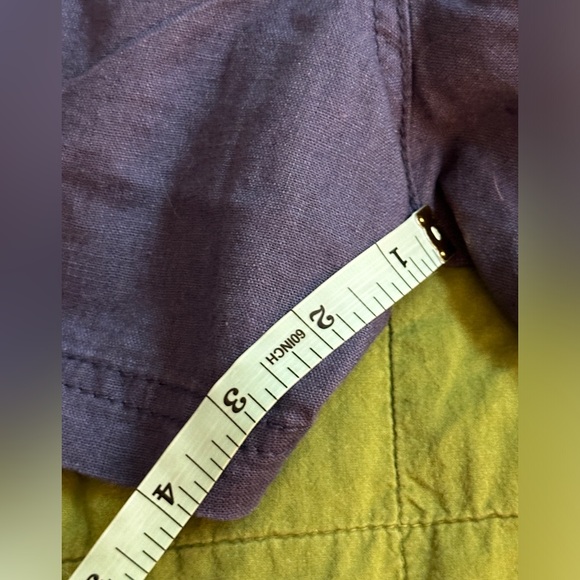 Beau Dawson linen blend women’s shorts. Neutral navy color, size 20 women’s plus - Picture 6 of 10